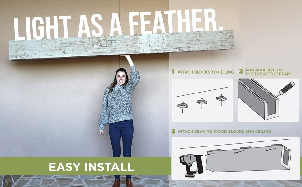 Faux Beams are Lightweight